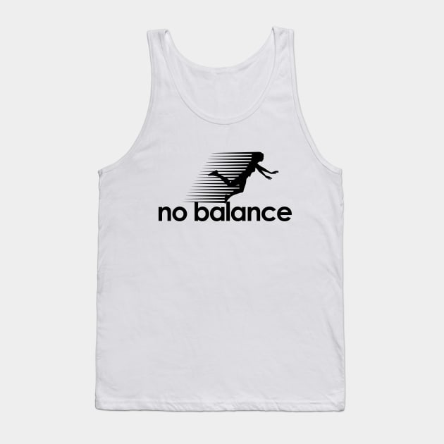 No Balance women's dark logo Tank Top by theshirts